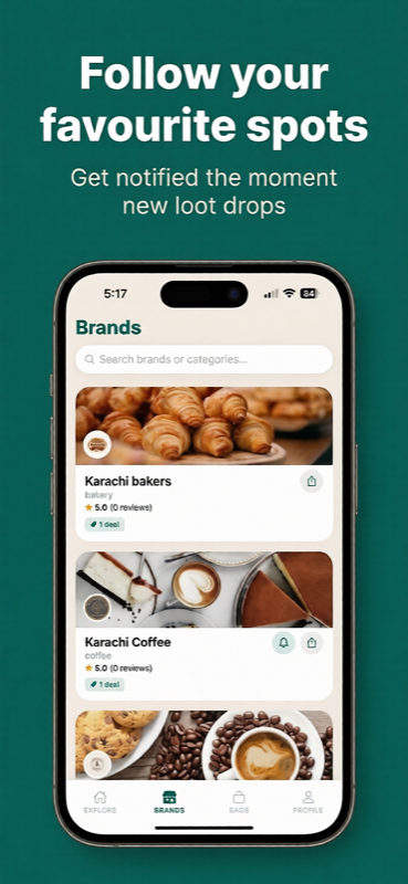 Follow your favourite spots